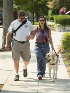 Orientation of Guide Dog Users